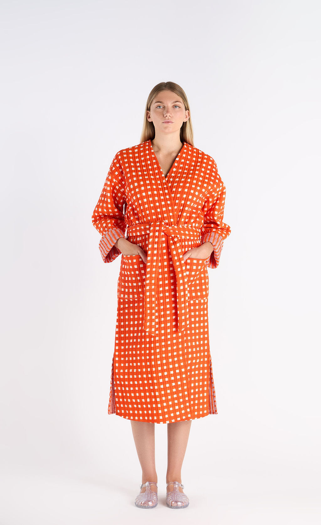 Poppy Quilted Robe